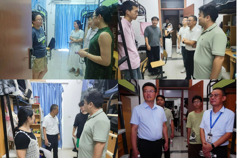 图为学院老师走访学生宿舍并与学生亲切交谈.jpg