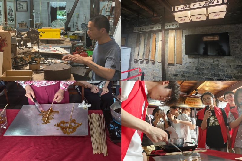 图为实践团走访非遗工坊，实地了解非遗技艺.jpg