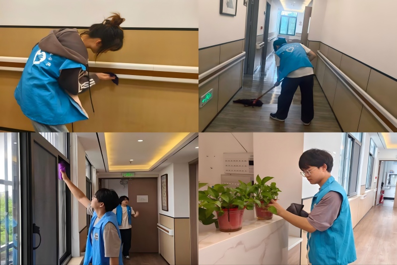 图为队员清扫公寓卫生.jpg